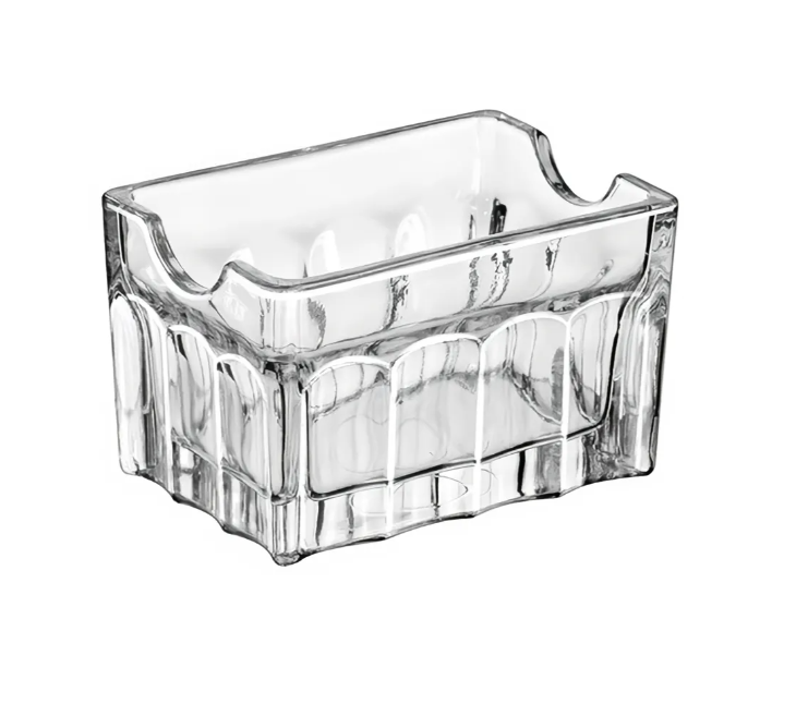 Libbey 5258 Rectangular Sugar Caddy - Glass, Clear