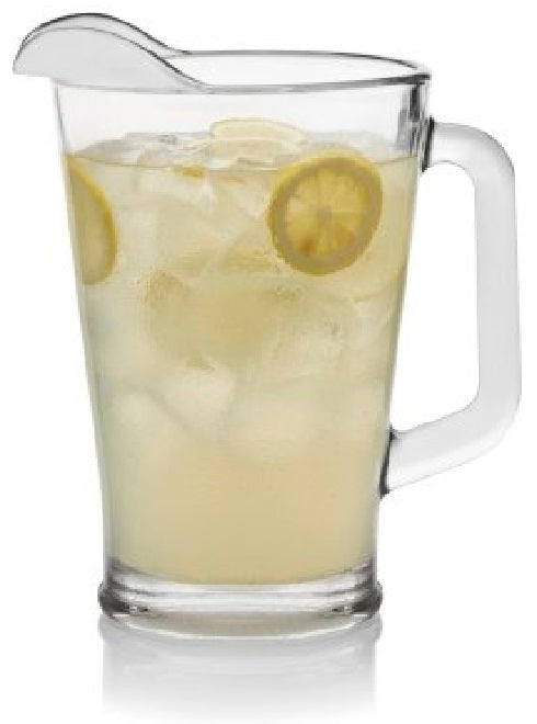 Libbey 5260 Square Handle Glass Pitcher 60 oz. - Clear