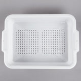 Vollrath 52616 Perforated Sanitary Drain Box 20" x 15" x 5" - Natural
