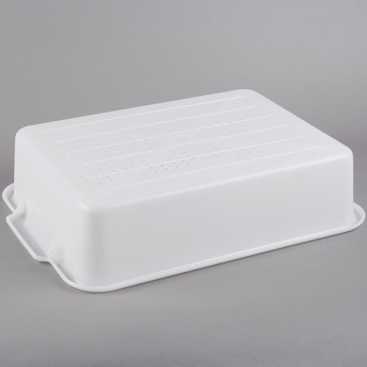 Vollrath 52616 Perforated Sanitary Drain Box 20" x 15" x 5" - Natural