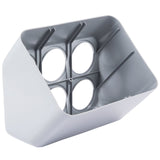 Vollrath 52644 Gray Plastic Silv-A-Tainer Cutlery Dispenser - Holds 6 Cylinders