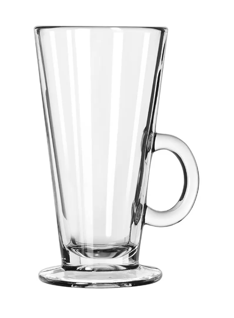 Libbey 5293 8 1/2 oz Catalina® Footed Dessert/Irish Coffee Mug - Glass, Clear