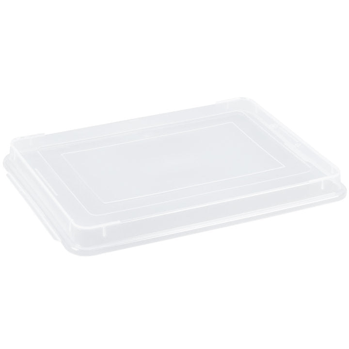 Vollrath 5303CV Plastic See-Thru Snap-On Half Size Bun / Sheet Pan Cover 13" x 18"