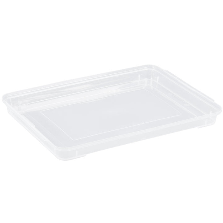 Vollrath 5303CV Plastic See-Thru Snap-On Half Size Bun / Sheet Pan Cover 13" x 18"