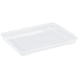 Vollrath 5303CV Plastic See-Thru Snap-On Half Size Bun / Sheet Pan Cover 13" x 18"