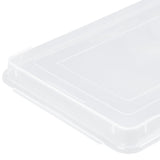 Vollrath 5303CV Plastic See-Thru Snap-On Half Size Bun / Sheet Pan Cover 13" x 18"