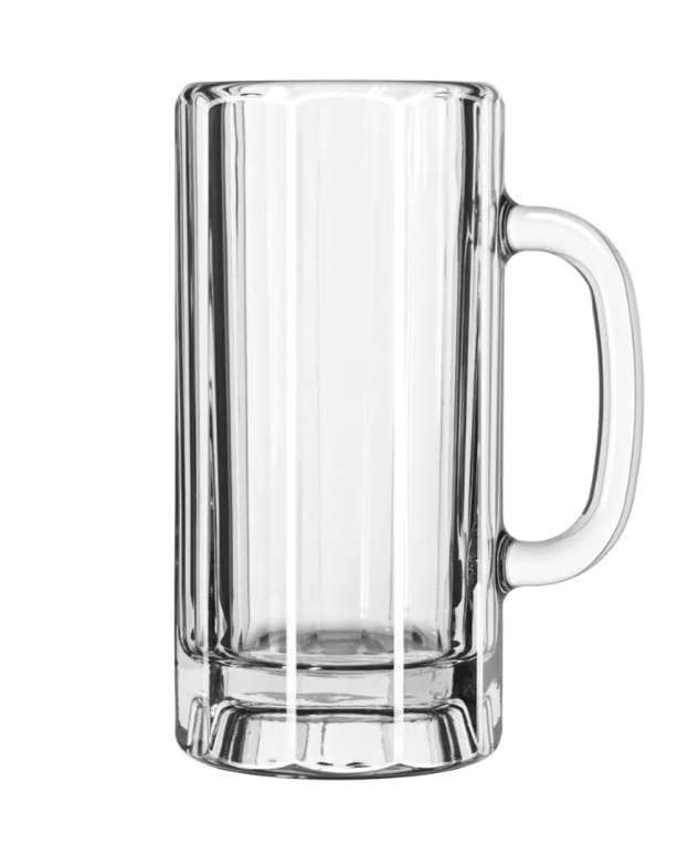 Libbey 5327 22 oz Glass Paneled Mug