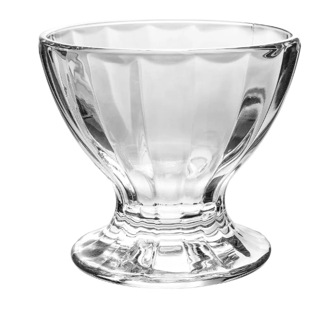 Libbey 5336 7 oz Footed Sundae Dish - Glass, Clear