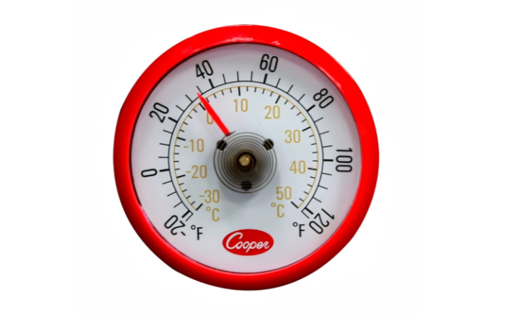 Cooper-Atkins 535-0-8 Refrigerator Freezer Milk & Walk In Cooler Thermometer, -20 To 120 Degrees F - 6ea/Case