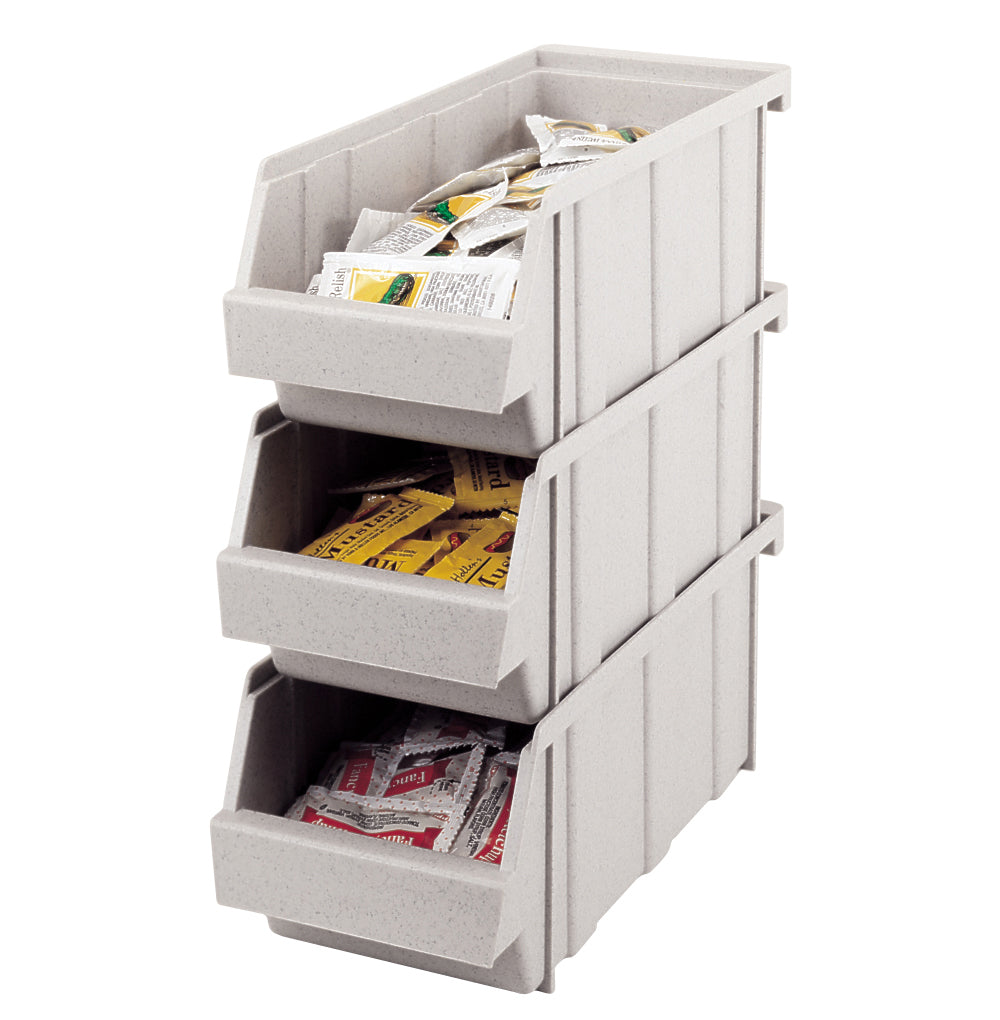Cambro 5412CBP480 Versa Organizer Bin 12" x 5" - Speckled Gray