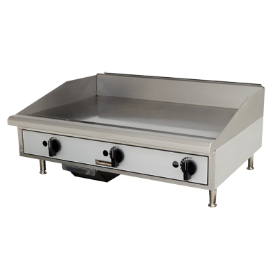 Toastmaster TMGM36 Countertop Gas Griddle w/ 3 Manual Controls 36" NG - 60,000 BTU