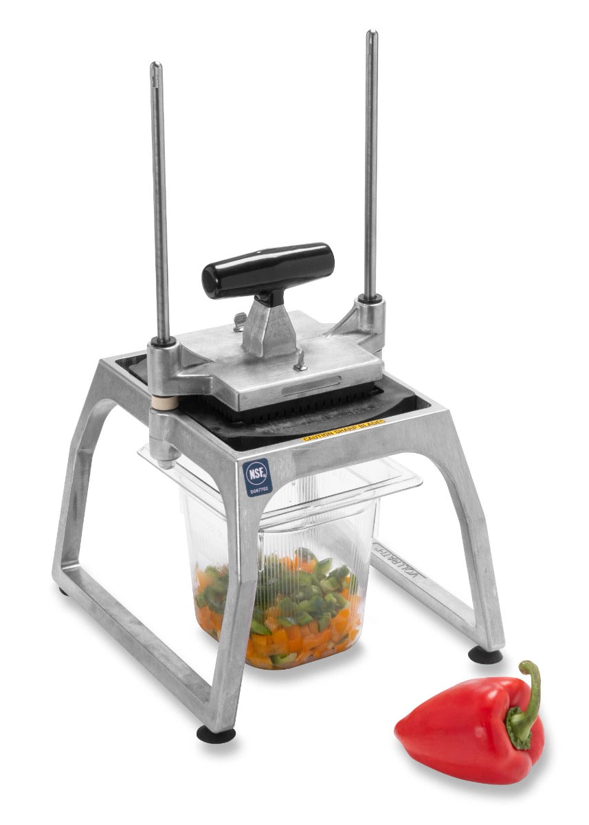 Vollrath 55457 InstaCut 5.1 Manual Food Processor / Fruit and Vegetable Dicer with 1/4" Dice Cut