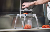 Vollrath 55457 InstaCut 5.1 Manual Food Processor / Fruit and Vegetable Dicer with 1/4" Dice Cut