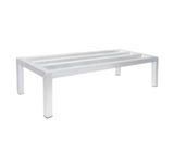 Advance Tabco DUN-2036-8-X Special Value Aluminum Stationary Dunnage Rack 36" x 20" x 8"H - 1500 lb./capacity