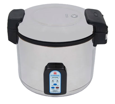Town 57130 30 Cup Electric Rice Cooker, One Touch, Stainless Exterior, 120v