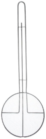 Browne 571923 Nickel-Plated Fine Mesh Round Skimmer with 6-1/2" dia. Blade and 14" Loop Handle