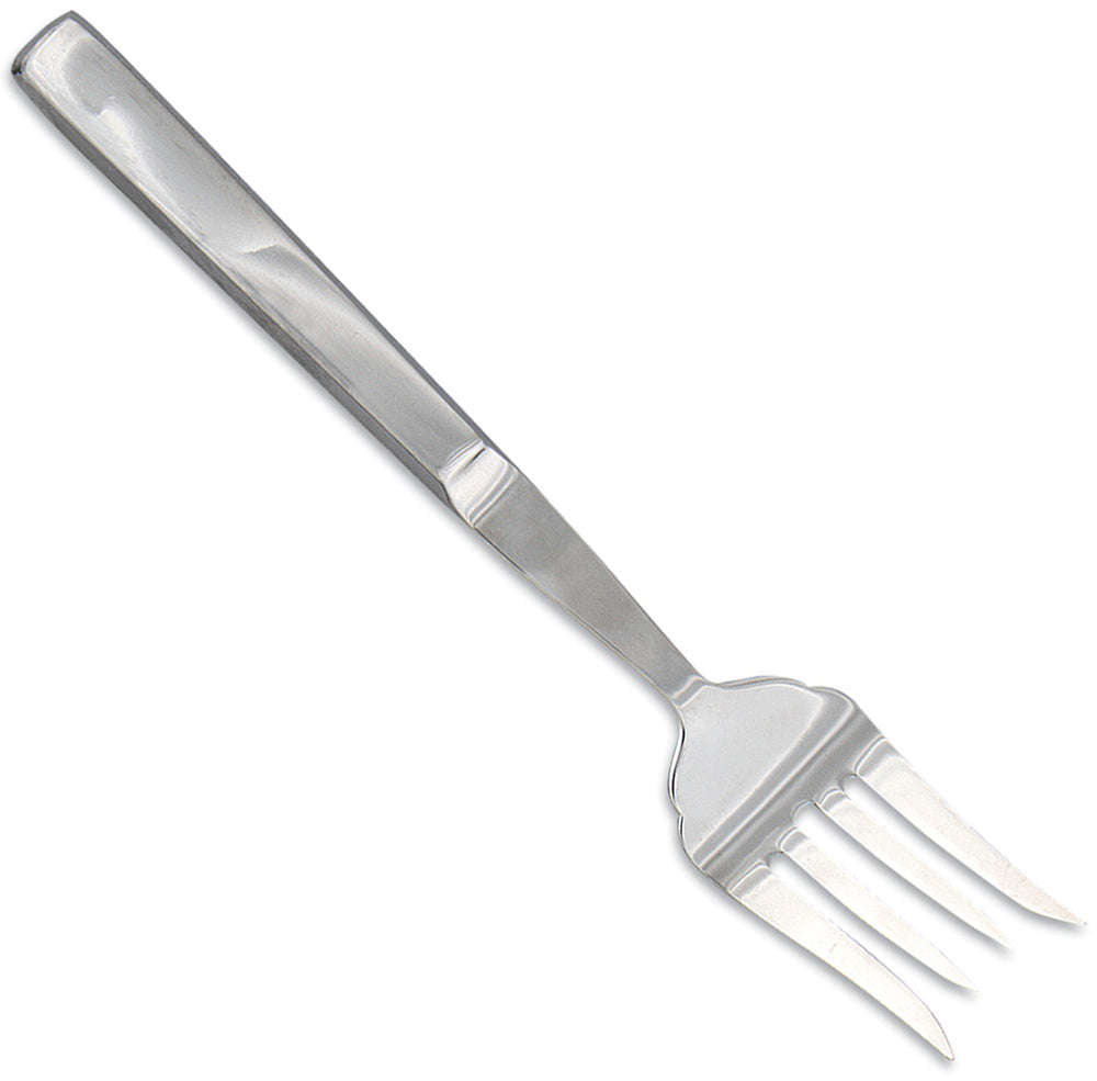 Browne 573141 Elite One-Piece Stainless Steel 4-Tine Cold Meat Fork with Hollow Handle 10-1/2"