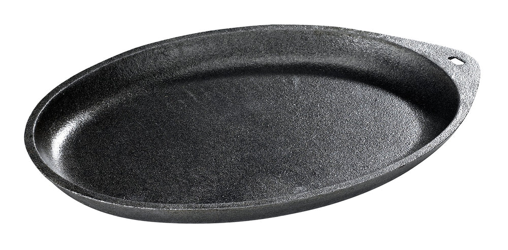 Browne 573720 Cast Iron Oval Serving Skillet / Platter 9-1/4"