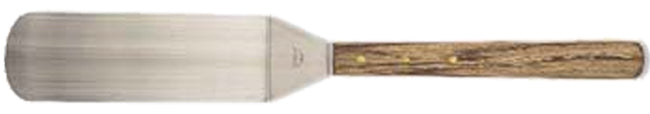 Browne 574316 Flexible Stainless Steel Solid Turner with 8"L x 3"W Blade & Long Hardwood Handle 20" OAL