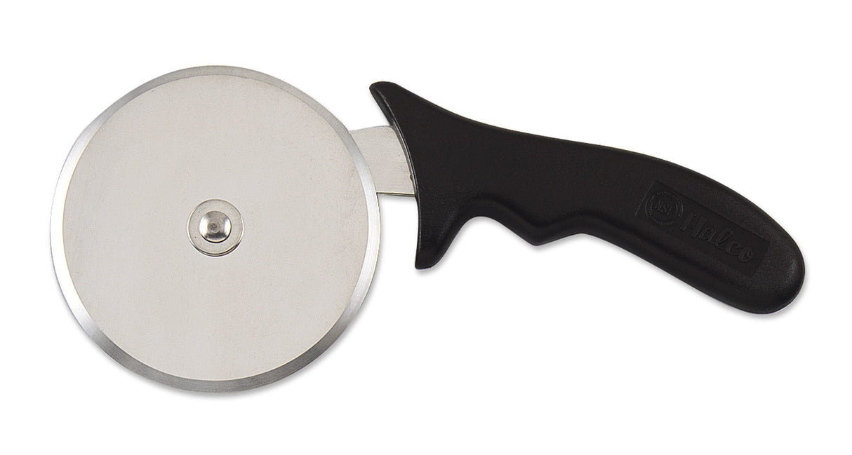 Browne 5744262 Pizza Cutter with 4" dia. Stainless Steel Wheel and 7" Black Polypropylene Handle 9-1/4"OAL