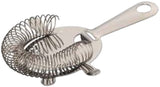 Browne 57507 Stainless Steel 4-Prong Hawthorne / Cocktail / Bar Strainer 6"
