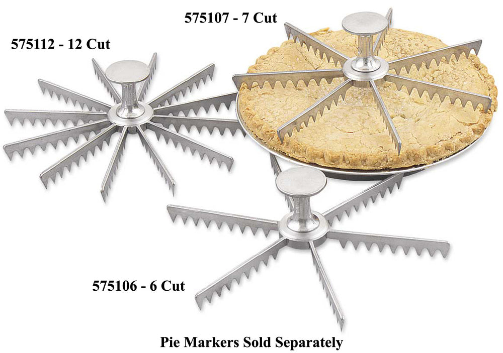 Browne 575108 Cast Aluminum 8 Cut Pie Marker