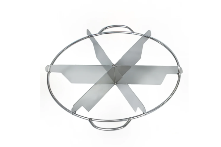 Browne 575116 Pie Cutter, 6 Cut, Stainless Steel