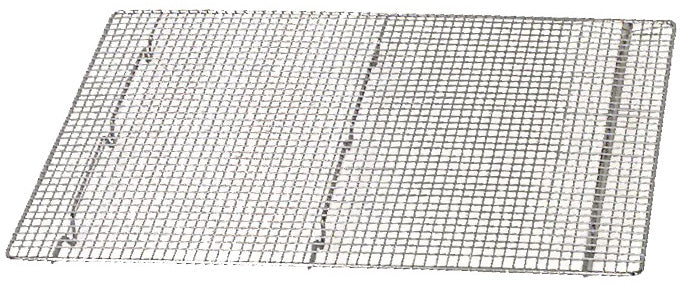Browne 575519 Nickel-Plated Steel Wire Footed Pan Grate 16" x 24" - fits Full Size Steam Table Pan