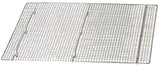 Browne 575519 Nickel-Plated Steel Wire Footed Pan Grate 16" x 24" - fits Full Size Steam Table Pan