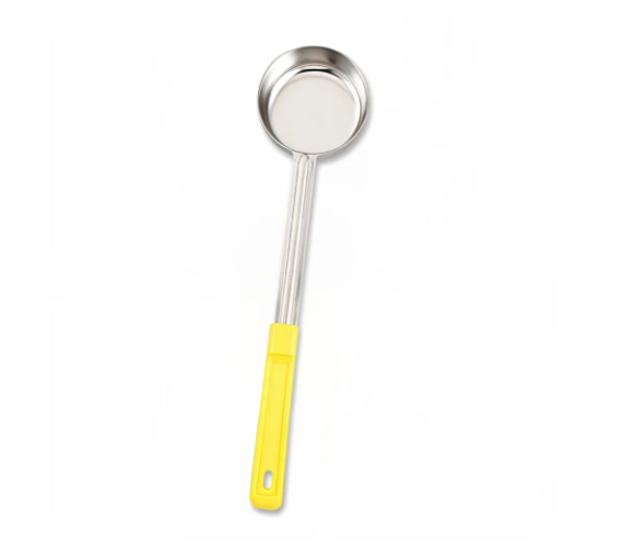 Browne 5757450 5 oz Food Portioner, 10 3/4 in, Grooved Yellow Plastic Handle