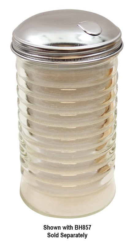 TableCraft 57T Stainless Steel Sugar Pourer Top with Side Flap - fits Models BH857, 57 & P57 - 12/Case