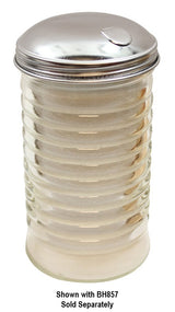 TableCraft 57T Stainless Steel Sugar Pourer Top with Side Flap - fits Models BH857, 57 & P57 - 12/Case