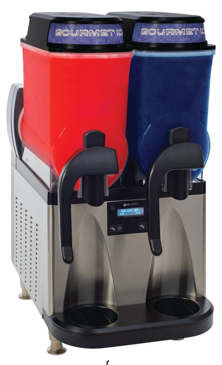 Bunn 58000.0015 Ultra NX Slushy / Frozen Drink Machine with (2) 3-Gallon Pourover Hoppers - 120v
