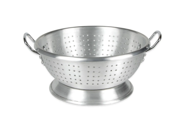 Browne 5811611 10 2/5 qt Colander w/ 15" Bowl Diameter, Aluminum