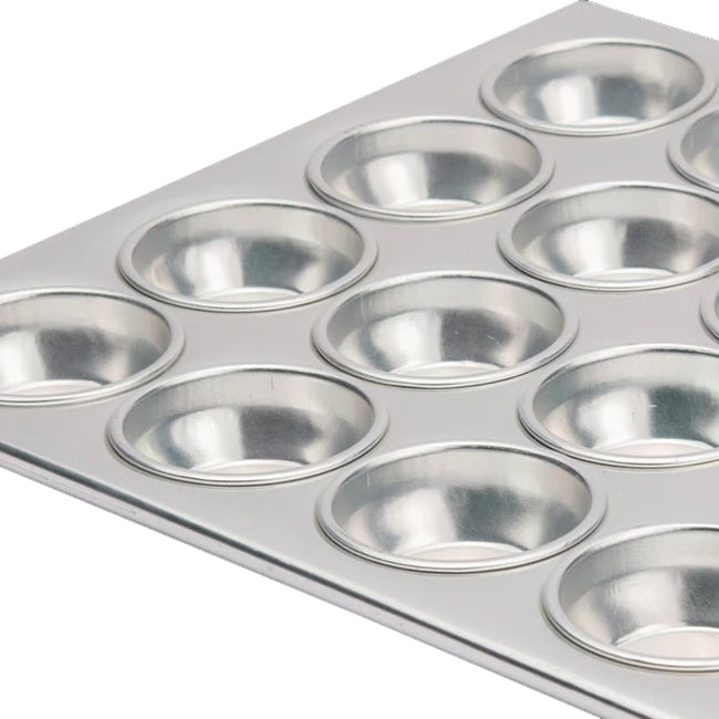Browne 5811624 Muffin / Cup Cake Pan 20-5/8" x 14-1/8" x 1-1/4" - Holds 24 Cups
