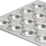 Browne 5811624 Muffin / Cup Cake Pan 20-5/8" x 14-1/8" x 1-1/4" - Holds 24 Cups