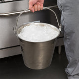 Vollrath 58130 - Dairy/Utility Pail - Tapered Stainless Steel 12 Qt