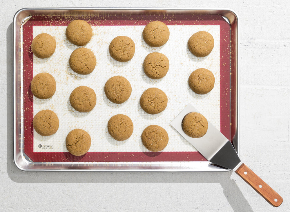 Browne 58132642 Half Size Rectangular Double-Sided Silicone Non-Stick Baking Mat 16-1/2" x 11-5/8"