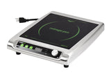 Vollrath 59500P Mirage Pro Ultra-Low Profile Portable Countertop Induction Range / Cooktop with (1) Burner - 120v, 1800W