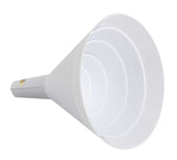 TableCraft 5 Plastic 5-Piece Funnel Set - Includes: 2", 3", 4", 5" and 6'' dia. - White - 12 Sets/Case