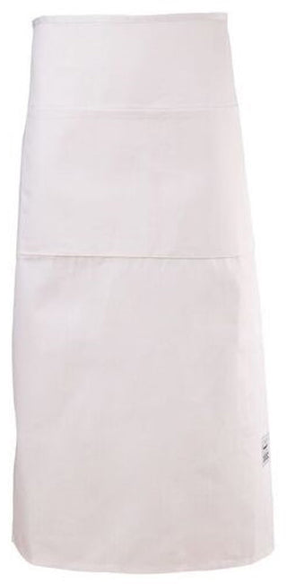 Chef Revival 607BA2-WH Bistro Apron with 2 Pockets 34"L x 28"W - White