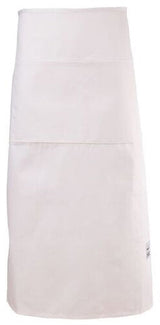 Chef Revival 607BA2-WH Bistro Apron with 2 Pockets 34"L x 28"W - White