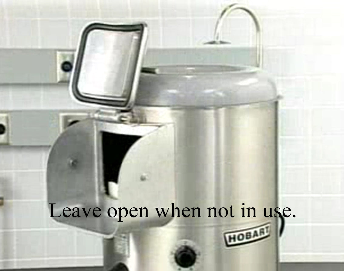 Hobart 6115-1 Portable Vegetable / Potato Peeler 15-20 lb./1-3 min. - 115v/60/1, 1/3 HP