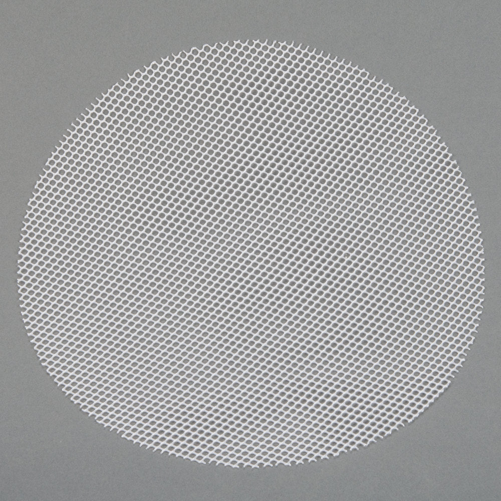 Clearance American Metalcraft 628 Perforated Round Plastic Liner for Serving Trays 14" dia. - Clear
