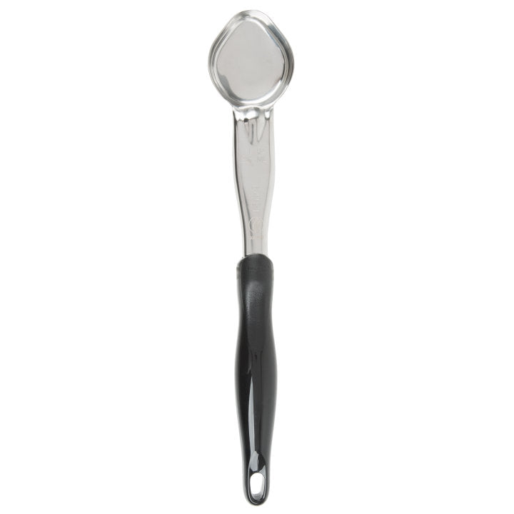Vollrath 6412120 Jacob's Pride Color-Coded One-Piece Heavy-Duty Stainless Steel Solid Oval Spoodle Food Portioner with Black Nylon Handle 1 oz.