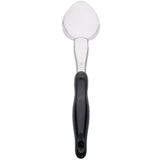 Vollrath 64130 Jacob's Pride Heavy Duty Stainless Steel Solid Basting Spoon with Black Ergo Grip Handle 14"OAL