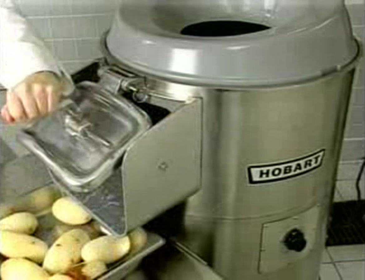 Hobart 6460C-6 Correctional Vegetable / Potato Peeler 50-60 lb./1-3 min. - 115v/60/1, 1 HP
