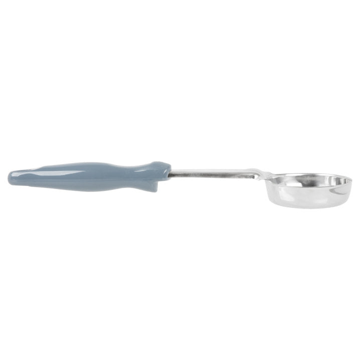 Vollrath 6432445 Jacob's Pride Color-Coded One-Piece Heavy-Duty Stainless Steel Perforated Round Spoodle Food Portioner with Gray Nylon Handle 4 oz.