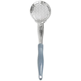 Vollrath 6432445 Jacob's Pride Color-Coded One-Piece Heavy-Duty Stainless Steel Perforated Round Spoodle Food Portioner with Gray Nylon Handle 4 oz.