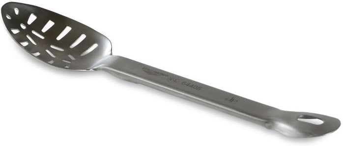 Vollrath 64405 Jacob's Pride One-Piece Heavy Duty Stainless Steel Slotted Basting Spoon 13-1/4"